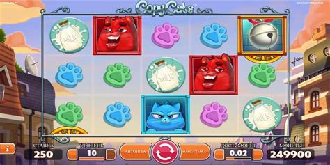 Игровой автомат Copy Cats (Коты)  играть бесплатно онлайн